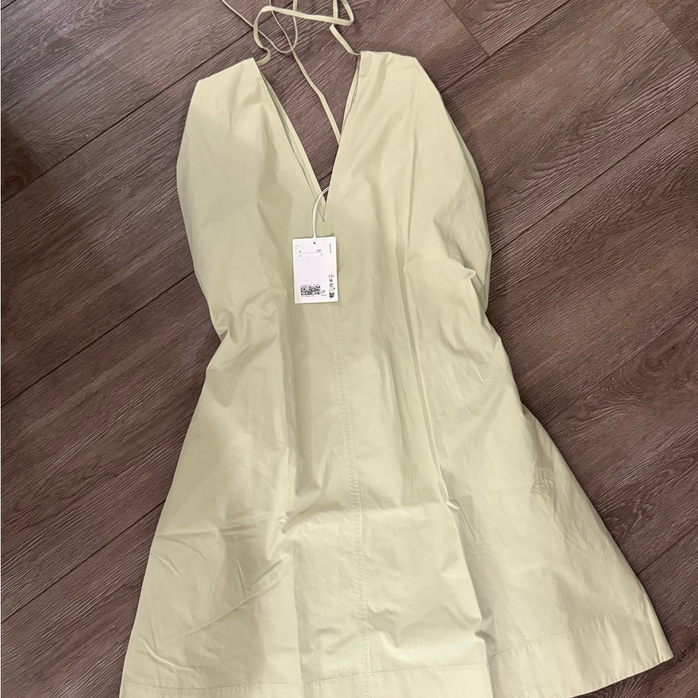 NWT COS Light Green Mini Dress